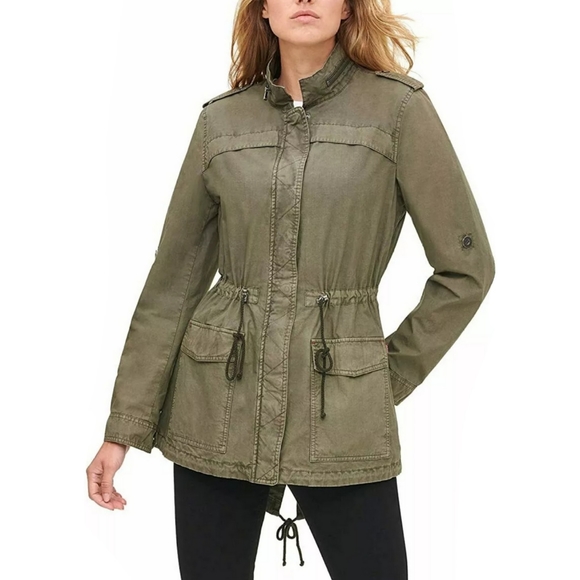 Levi's Legacy Cotton Lightweight Fishtail Anorak Jacket Womens XS - Picture 5 of 9